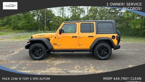 Yellow 2021 Jeep Wrangler Unlimited Sport