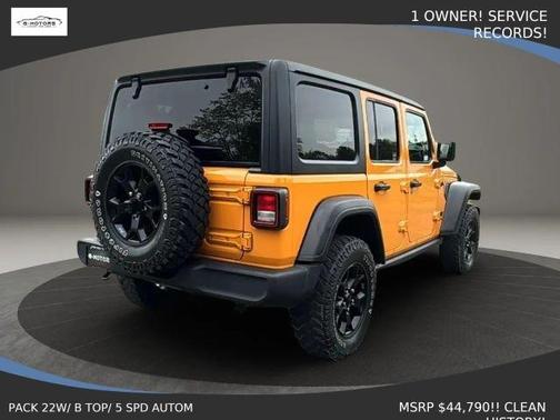Yellow 2021 Jeep Wrangler Unlimited Sport