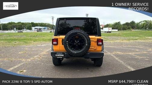 Yellow 2021 Jeep Wrangler Unlimited Sport