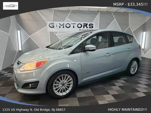 Blue 2013 Ford C-Max Hybrid SEL