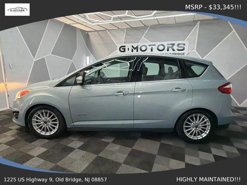 Blue 2013 Ford C-Max Hybrid SEL