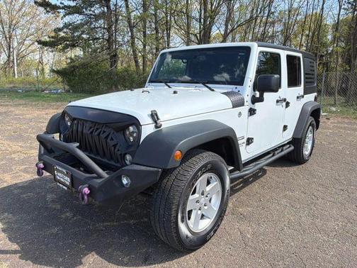 White 2016 Jeep Wrangler Unlimited Sport