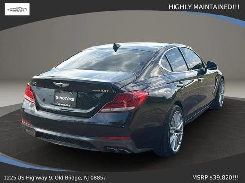 Black 2021 Genesis G70 2.0T