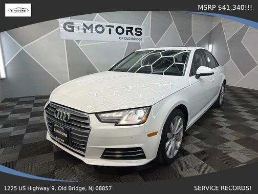 Ibis White 2017 Audi A4 2.0T Premium