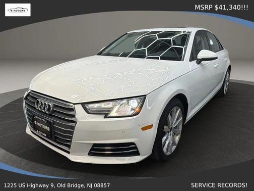 Ibis White 2017 Audi A4 2.0T Premium