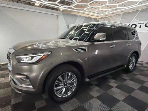 Brown 2019 INFINITI QX80 Luxe