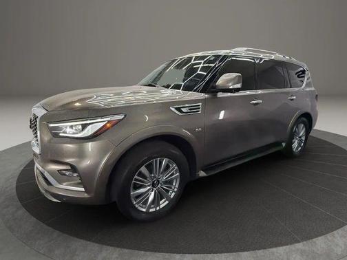 Brown 2019 INFINITI QX80 Luxe