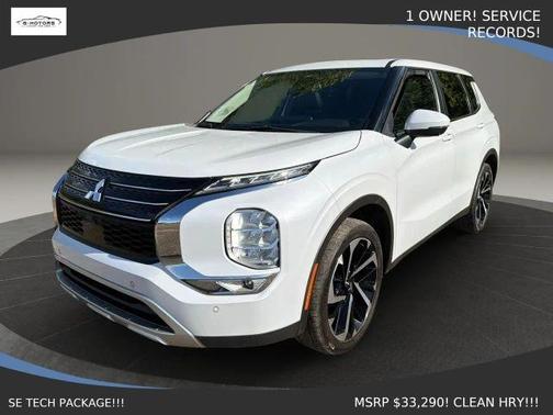 White 2022 Mitsubishi Outlander SE Launch Edition
