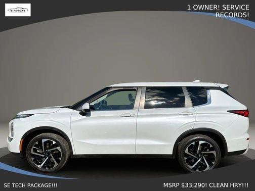 White 2022 Mitsubishi Outlander SE Launch Edition