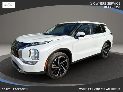 White 2022 Mitsubishi Outlander SE Launch Edition