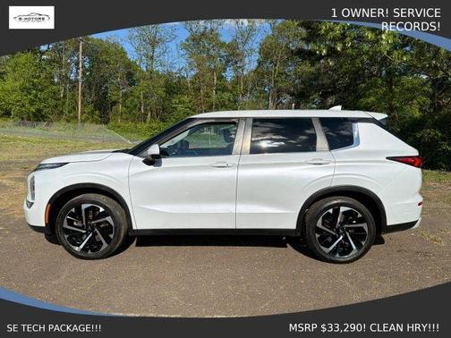 White 2022 Mitsubishi Outlander SE Launch Edition