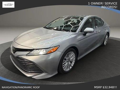 Silver 2019 Toyota Camry XLE