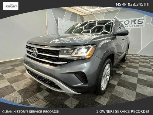 Platinum Gray Metallic 2021 Volkswagen Atlas 3.6 V6 SE w/ Technology SUV
