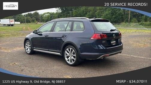 Night Blue Metallic 2017 Volkswagen Golf Alltrack TSI SEL