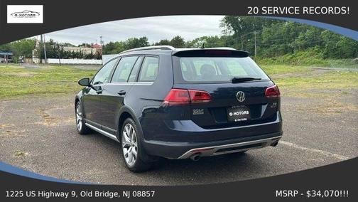 Night Blue Metallic 2017 Volkswagen Golf Alltrack TSI SEL