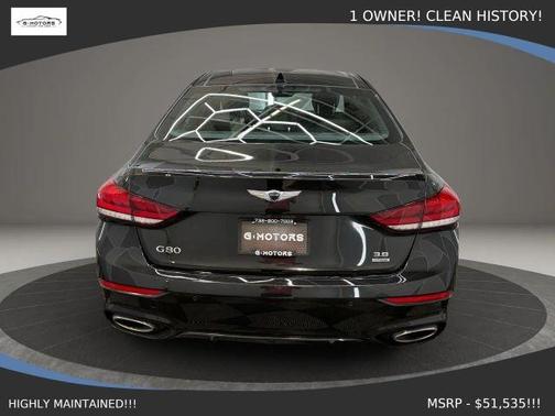 Black 2019 Genesis G80 3.8