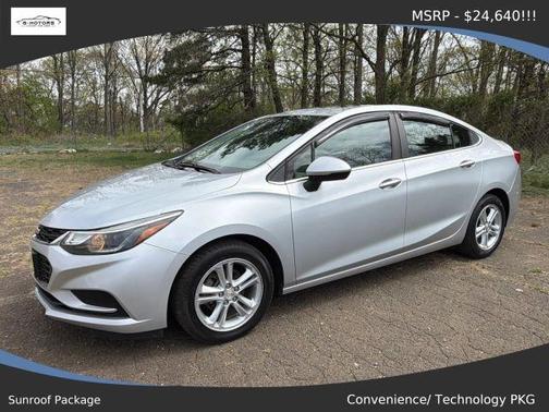 Silver 2016 Chevrolet Cruze LT Automatic