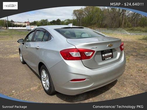 Silver 2016 Chevrolet Cruze LT Automatic