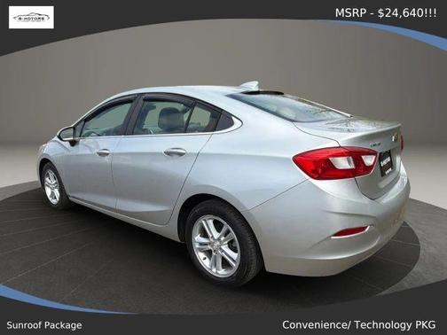 Silver 2016 Chevrolet Cruze LT Automatic