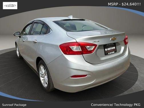 Silver 2016 Chevrolet Cruze LT Automatic