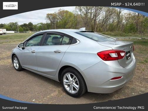 Silver 2016 Chevrolet Cruze LT Automatic