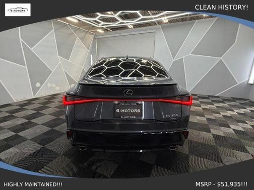 Gray 2023 Lexus IS 350 F Sport