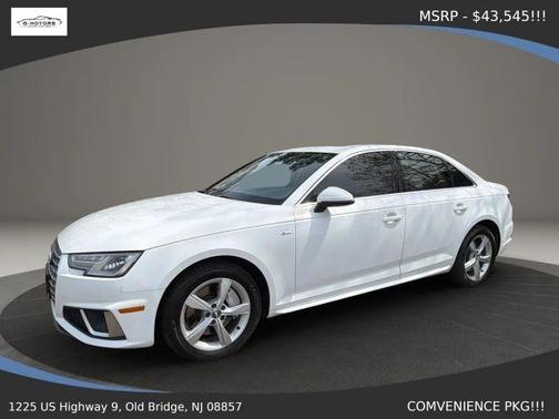 Ibis White 2019 Audi A4 2.0T Premium