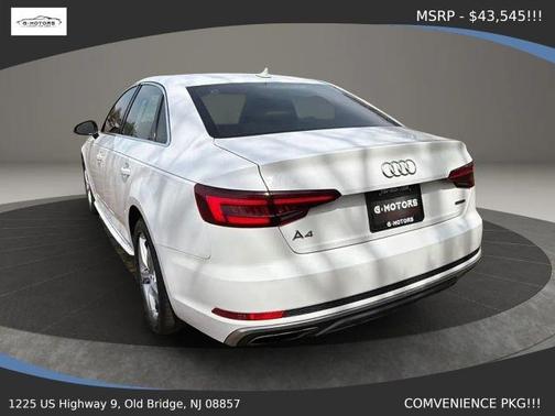 Ibis White 2019 Audi A4 2.0T Premium