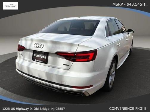Ibis White 2019 Audi A4 2.0T Premium