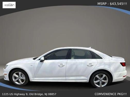 Ibis White 2019 Audi A4 2.0T Premium
