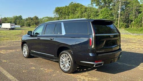 Blue 2024 Cadillac Escalade ESV Premium Luxury