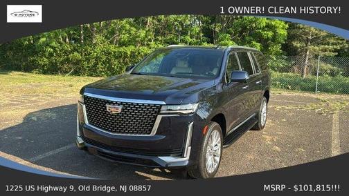 Blue 2024 Cadillac Escalade ESV Premium Luxury