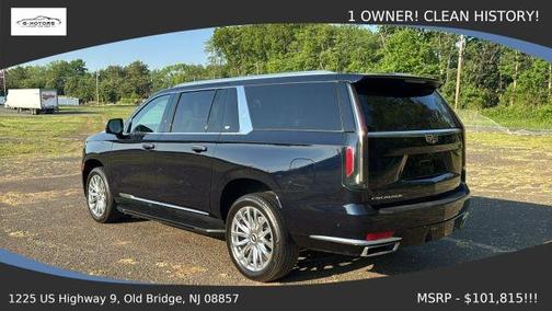 Blue 2024 Cadillac Escalade ESV Premium Luxury