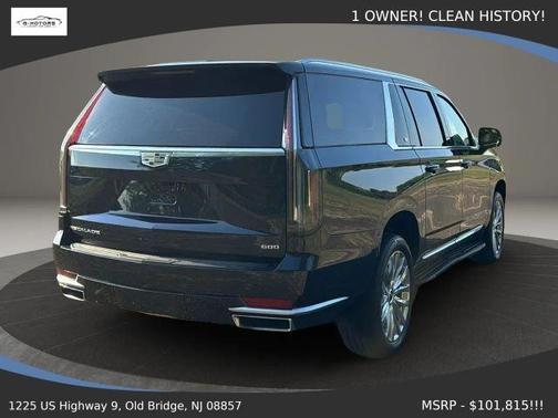 Blue 2024 Cadillac Escalade ESV Premium Luxury