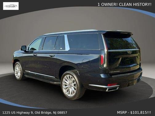 Blue 2024 Cadillac Escalade ESV Premium Luxury