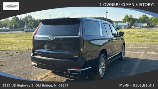 Blue 2024 Cadillac Escalade ESV Premium Luxury