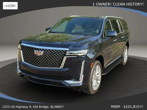 Blue 2024 Cadillac Escalade ESV Premium Luxury