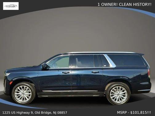 Blue 2024 Cadillac Escalade ESV Premium Luxury