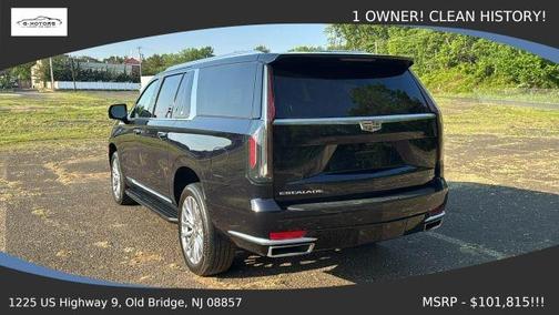 Blue 2024 Cadillac Escalade ESV Premium Luxury
