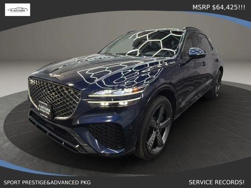 Blue 2022 Genesis GV70 3.5T Sport