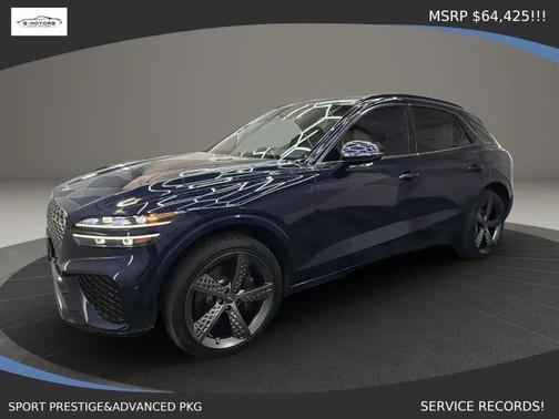 Blue 2022 Genesis GV70 3.5T Sport