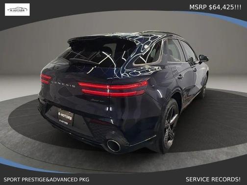 Blue 2022 Genesis GV70 3.5T Sport