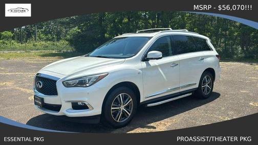 Majestic White 2019 INFINITI QX60 Luxe