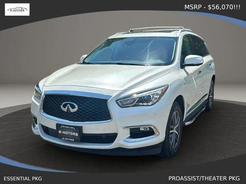 Majestic White 2019 INFINITI QX60 Luxe