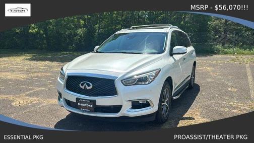 Majestic White 2019 INFINITI QX60 Luxe