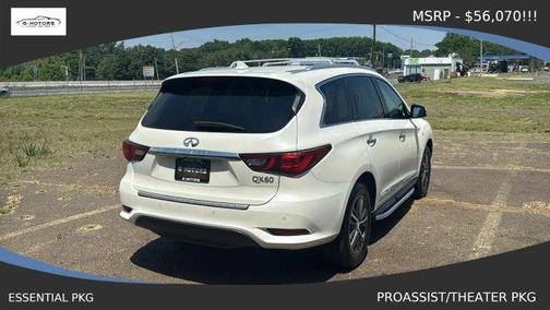 Majestic White 2019 INFINITI QX60 Luxe