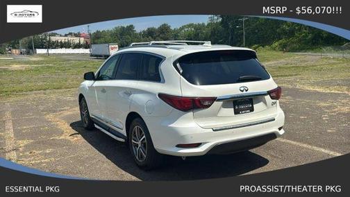Majestic White 2019 INFINITI QX60 Luxe