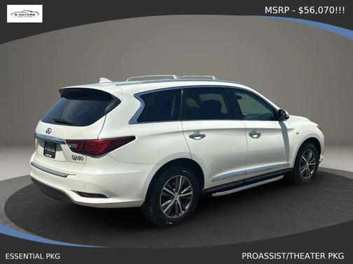 Majestic White 2019 INFINITI QX60 Luxe