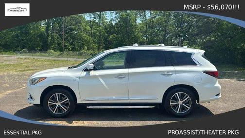 Majestic White 2019 INFINITI QX60 Luxe