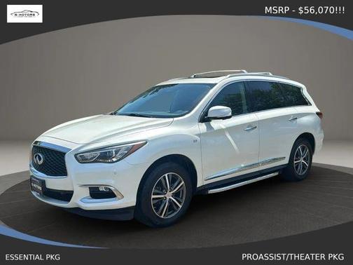 Majestic White 2019 INFINITI QX60 Luxe